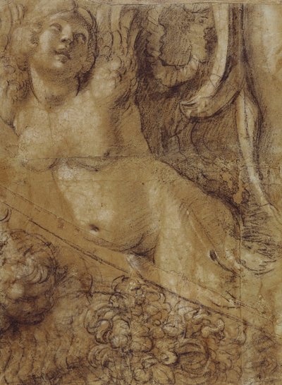 Cartoon Siren by Annibale Carracci